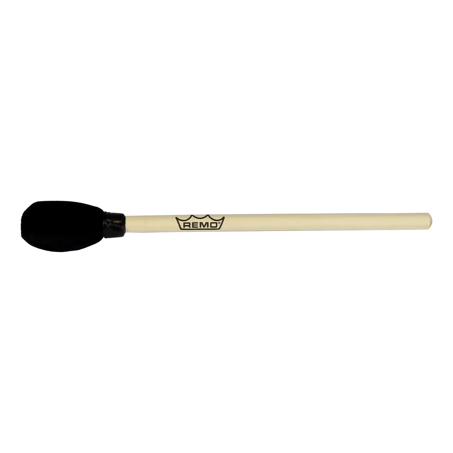 Ocean Drum Mallet - Soft Black Cover For 12 inch Drum