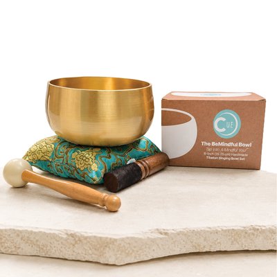 The BeMindful Bowl® 6" Tibetan Singing Bowl Set