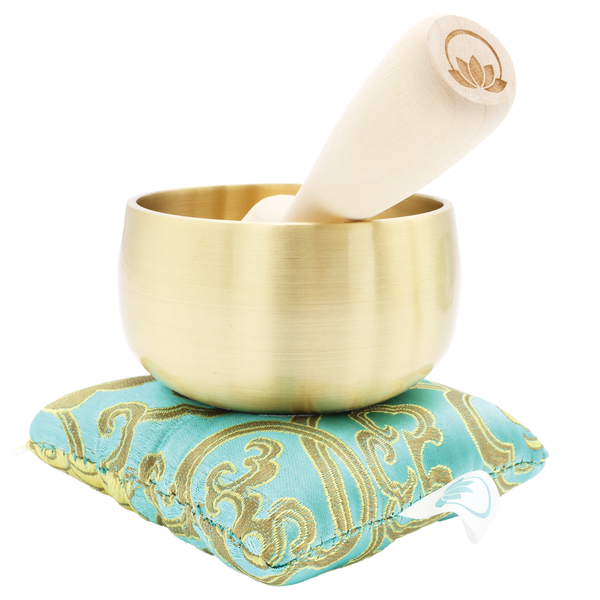ZenSerenity™ 3″ Tibetan Singing Bowl Set – for Meditation, Sound Healing, Chakra, Yoga – Handmade in Nepal