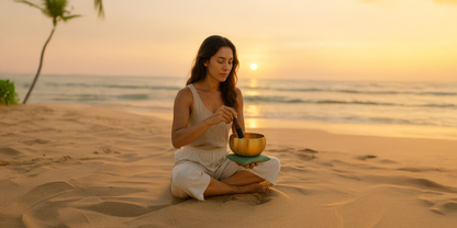 The ZenGolden Bowl™ Tibetan Singing Bowl Set - No Gift Box