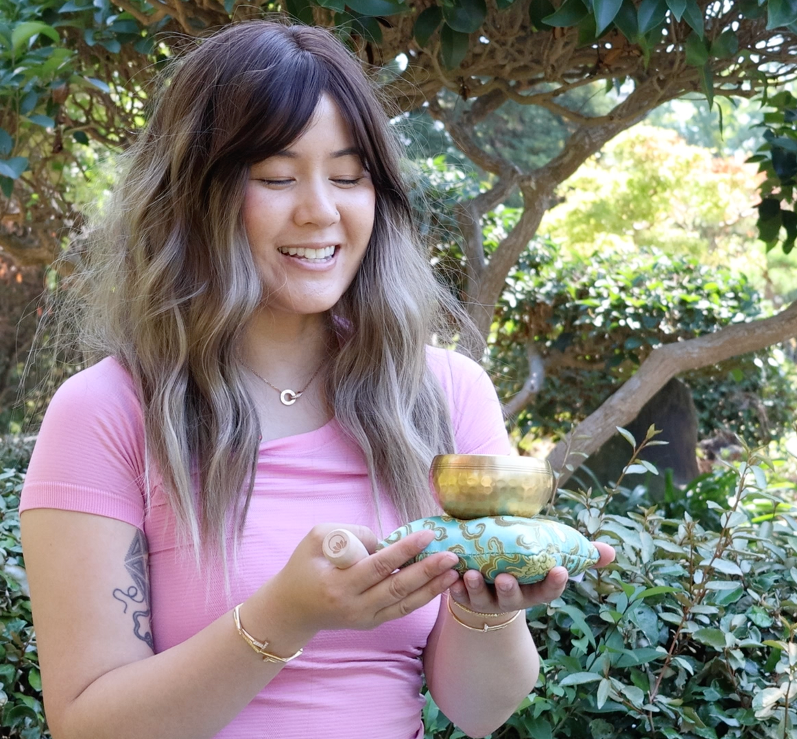 The ZenOhm Bowl ™ 3″ Tibetan Singing Bowl Set – for Meditation, Sound Healing, Chakra, Yoga – Handmade in Nepal