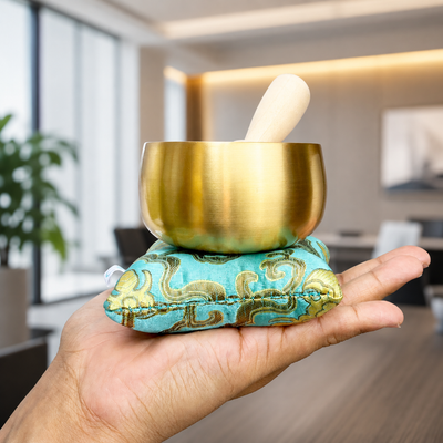 The ZenSerenity® 3″ Tibetan Singing Bowl Set
