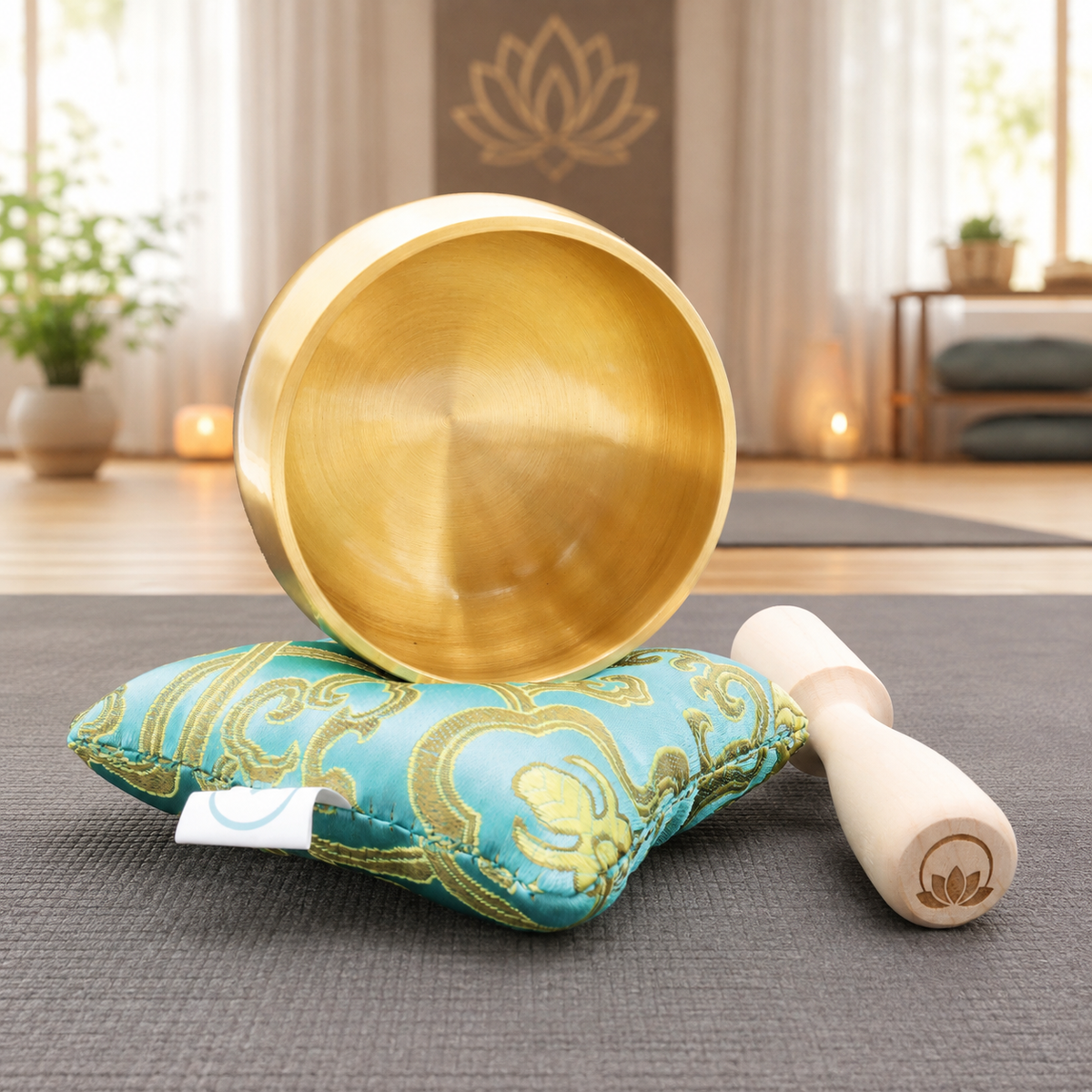 The ZenSerenity® 3″ Tibetan Singing Bowl Set