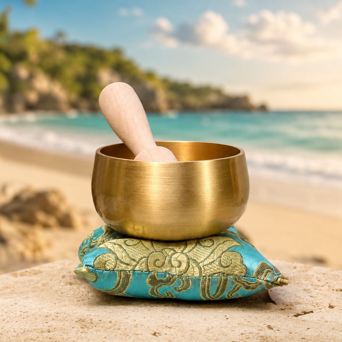 The ZenSerenity® 3″ Tibetan Singing Bowl Set