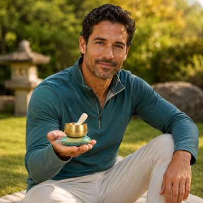The ZenSerenity® 3″ Tibetan Singing Bowl Set